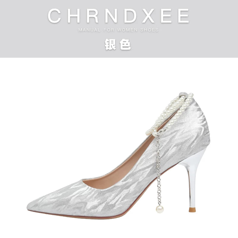 CHRNDXEE Beautiful Pointed High-heeled Shoes