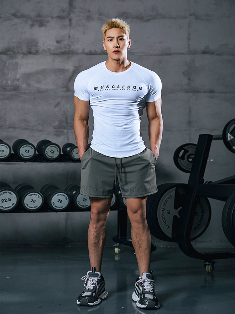 Muscle Dog Slim Fit Cuffs Show Muscle Tee