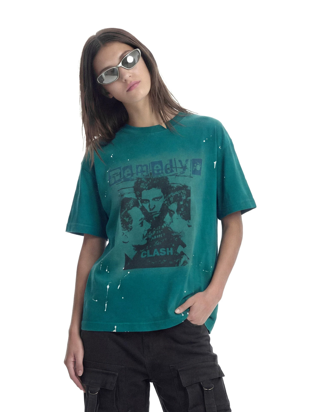 Remedy Trendy Portrait Print Casual Tee