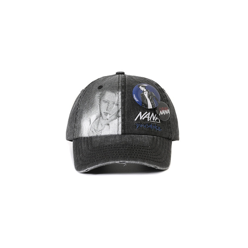 DSM Removable Badge Washed Portrait Cap