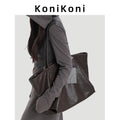 KoniKoni Niche Large Capacity Premium Textured Shoulder Bag