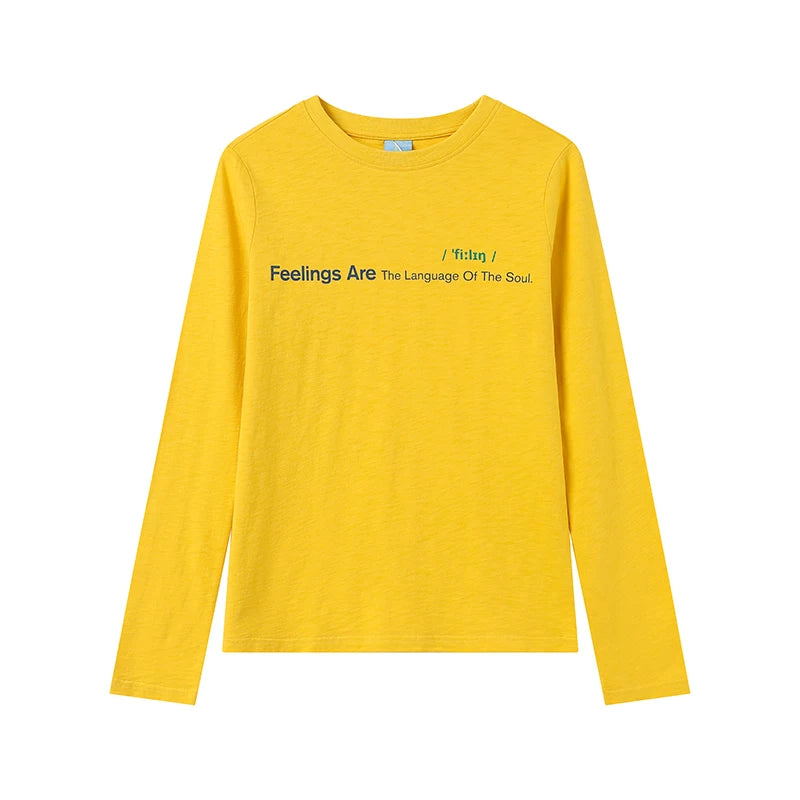 CryingCenter Soft Waxy Monogram Print with Loose Long Sleeves