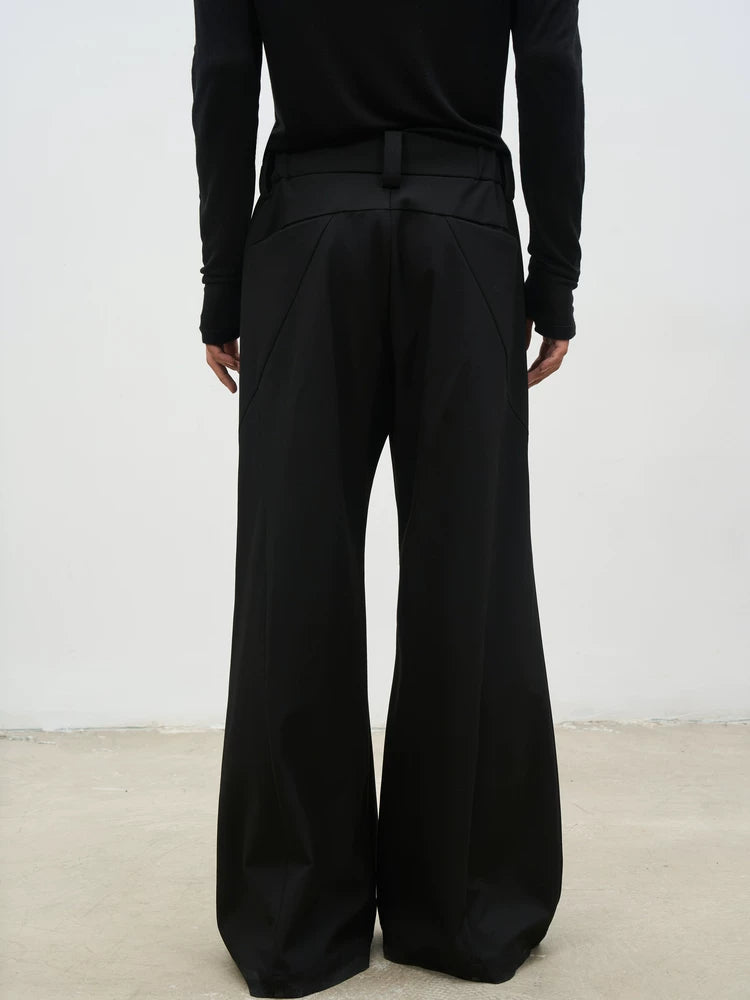 Southfish Wide-leg A-line Trousers
