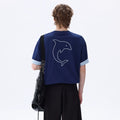 CHOR Cartoon Embroidery Loose Tee