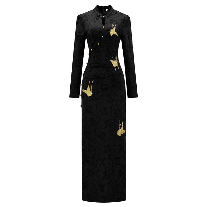 ZIHE High-end Festive Knitted Dress