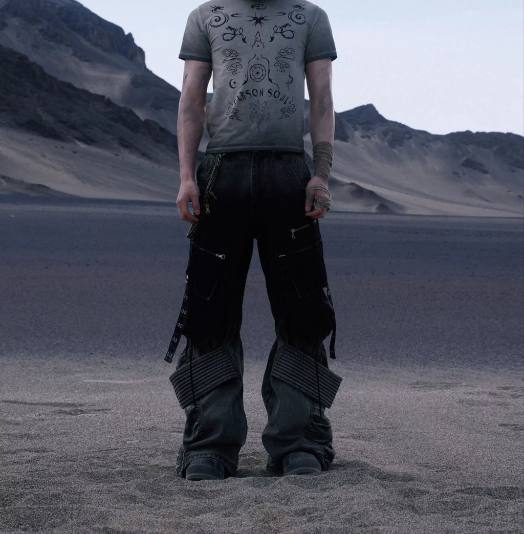 PERSONSOUL * Totem Element Slim Shoulder Tee