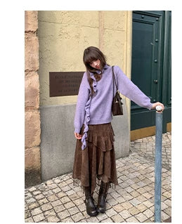 Kano Lazy Wind Small Loose Head Sweater