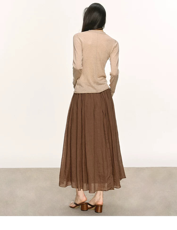 Anna Aneae V-neck Slim-fit Slim-fit Knitted Cardigan