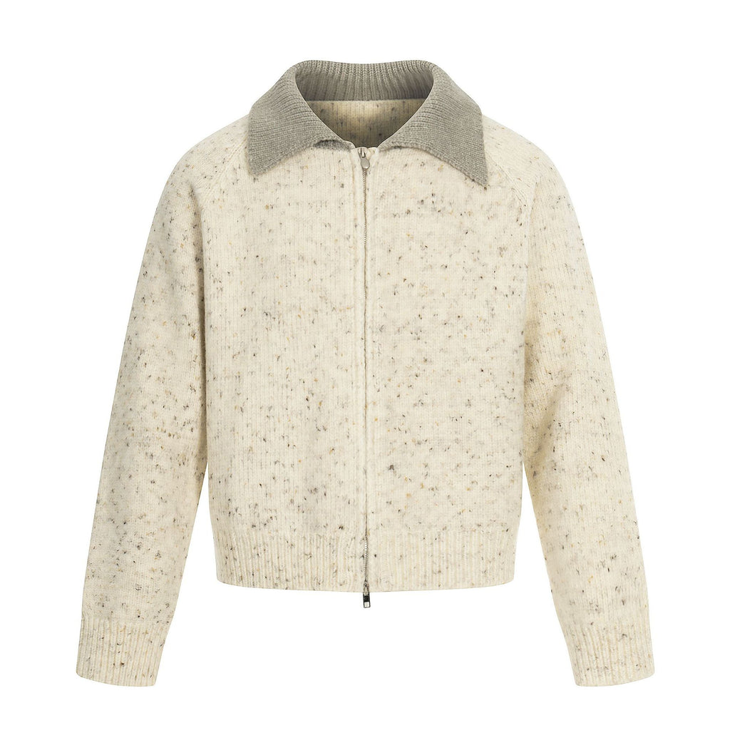 11KN dot wool knitted sweater