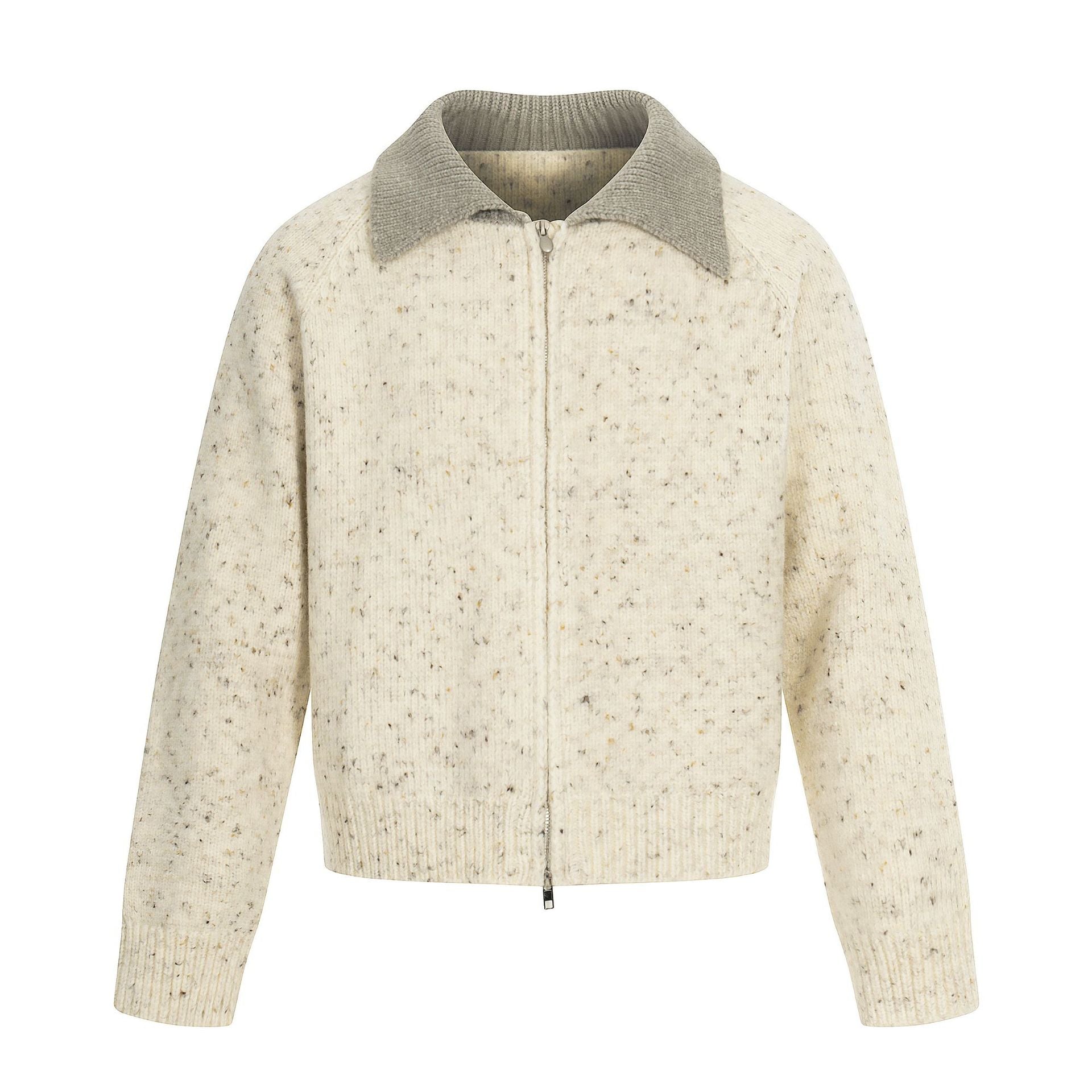 11KN dot wool knitted sweater