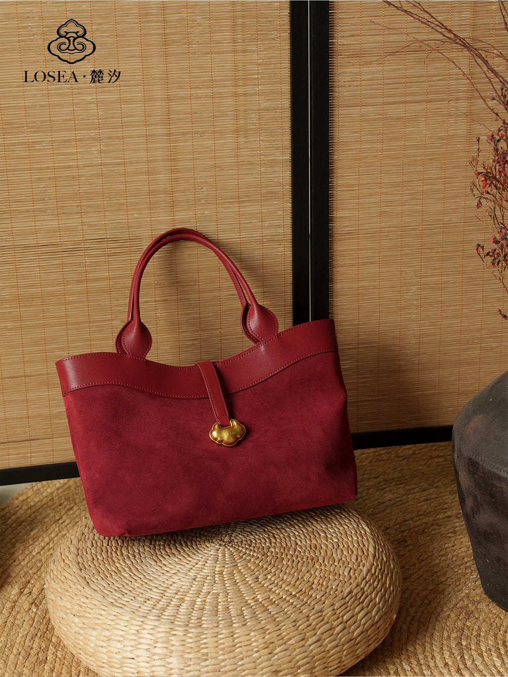 LOSEA Simple New Chinese Ruyi Tote Bag