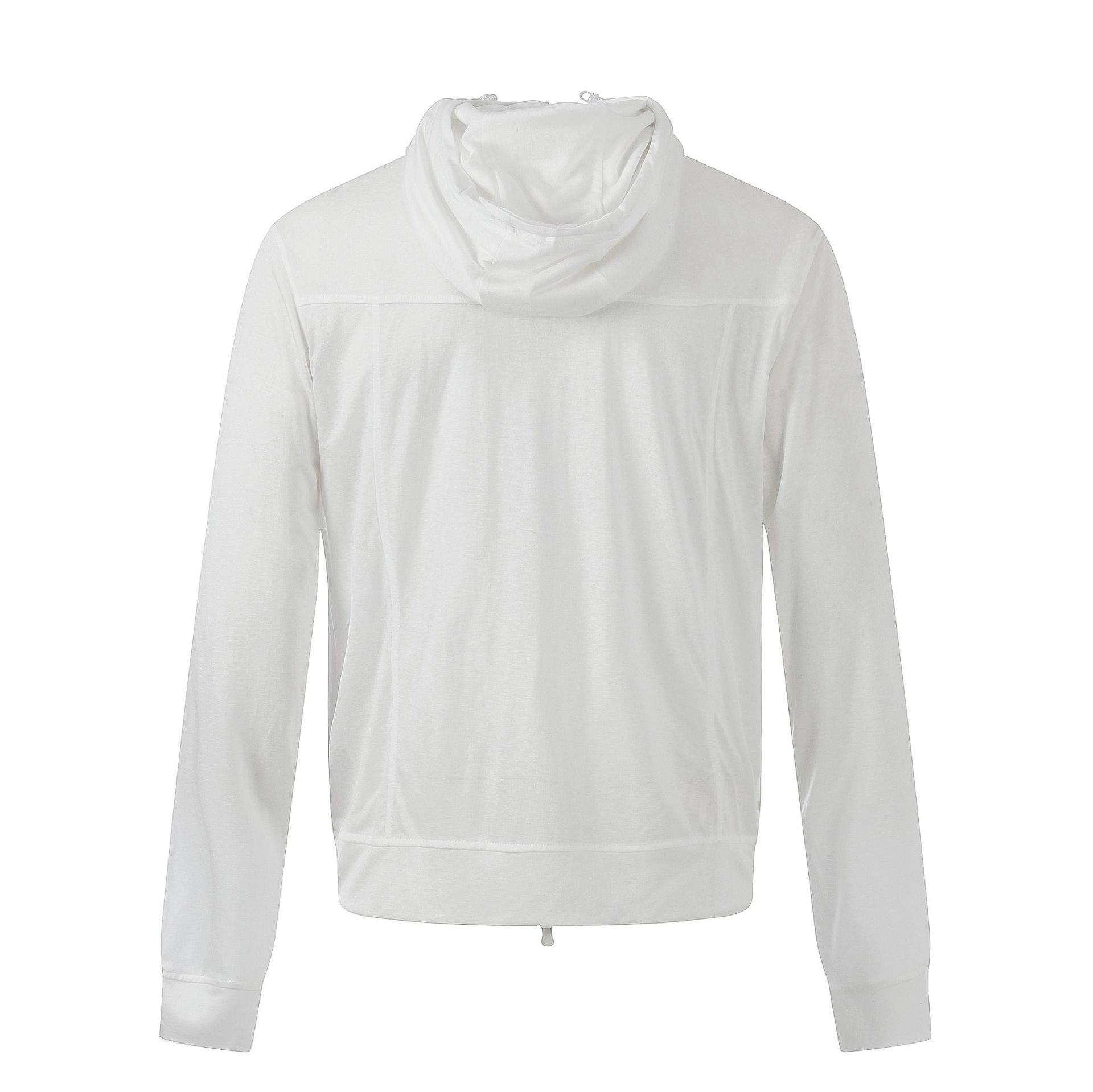 11KN Double-headed Eagle Print Short Hooded Jacket