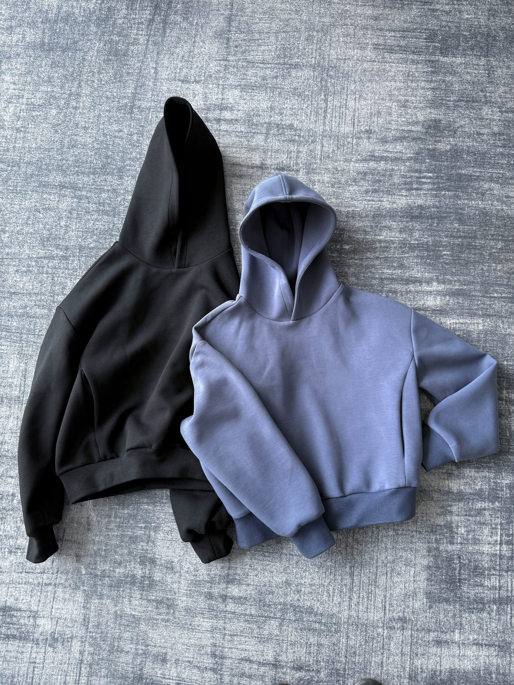 SOUTHFISH Vintage Casual Short Wide Hooded Sweater