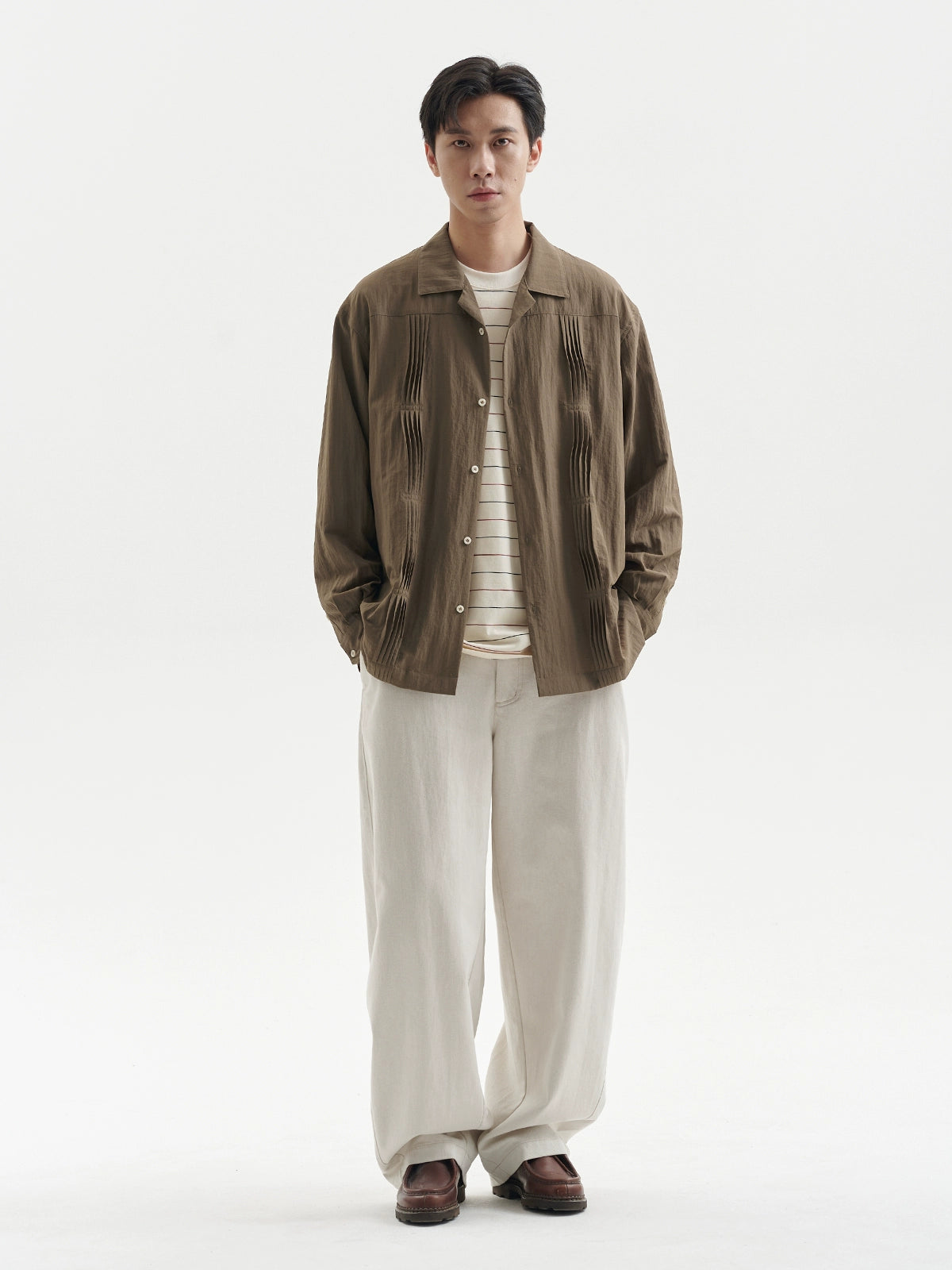 BUTTBILL Simple Retro Commuter Loose Casual Pants