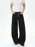 TURNTIDE Snake-stitched Straight Jeans