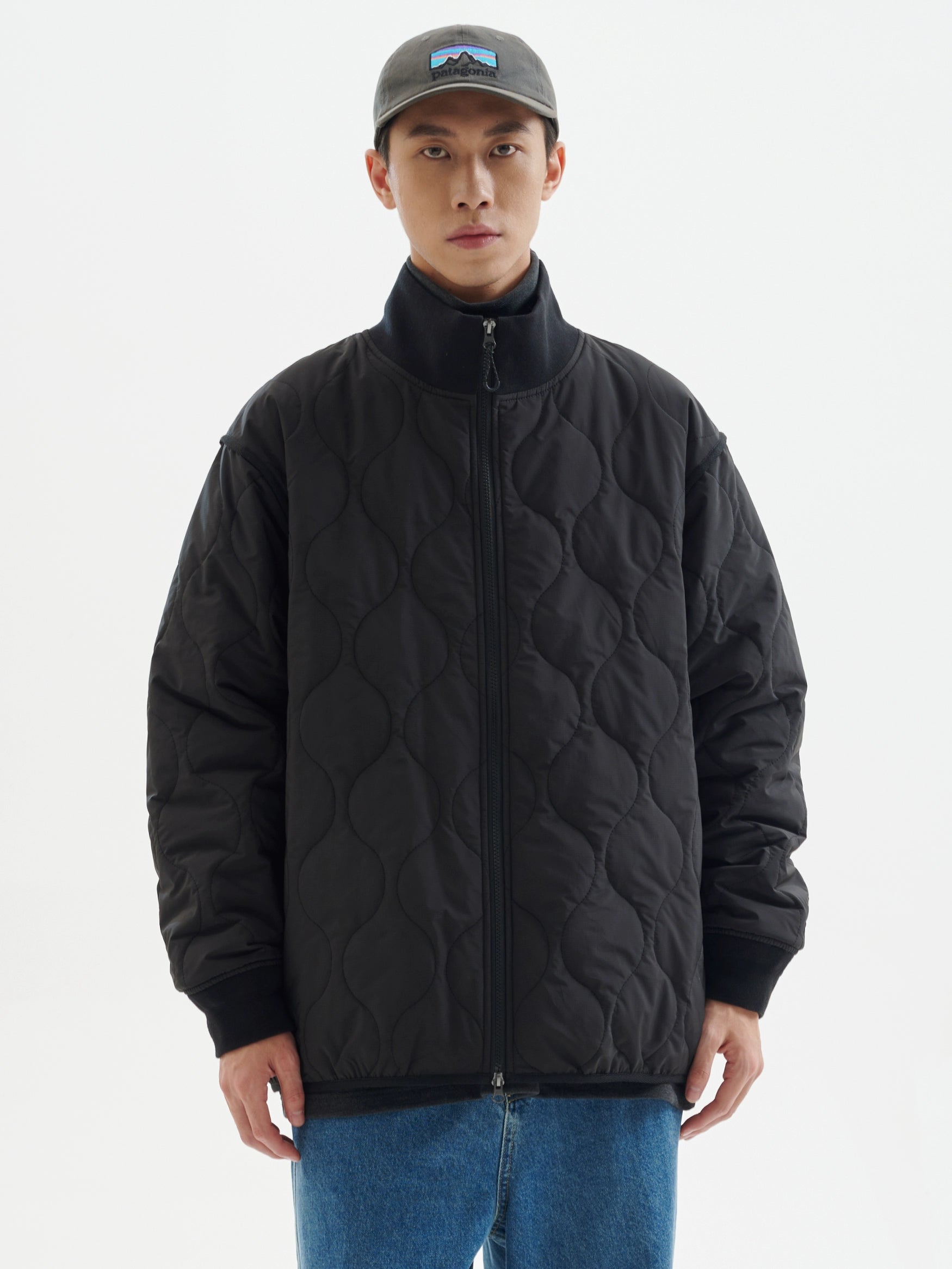 BUTTBILL three-proof Japanese retro gourd Shirley cotton clothes thickened Jacket