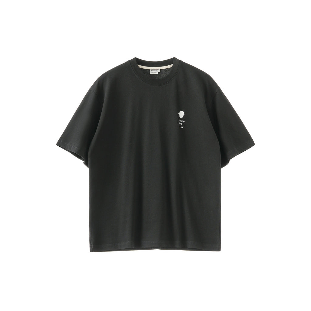 BUTTBILL Camping debris double yarn Japanese Tee