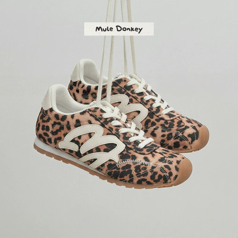 Donkey Vintage Polka Dot Versatile Flat Sneakers