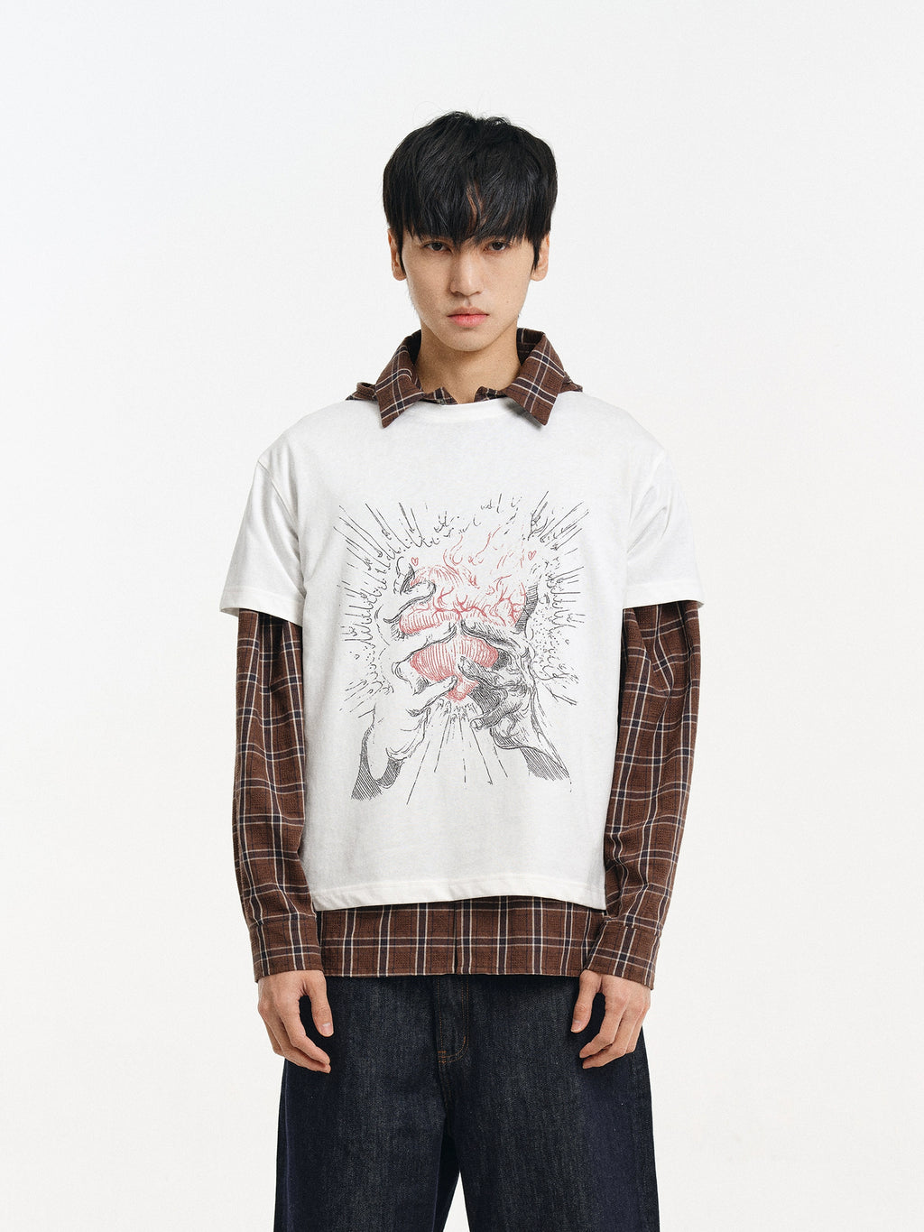 DIMC Sketch Graffiti Love Print Tee