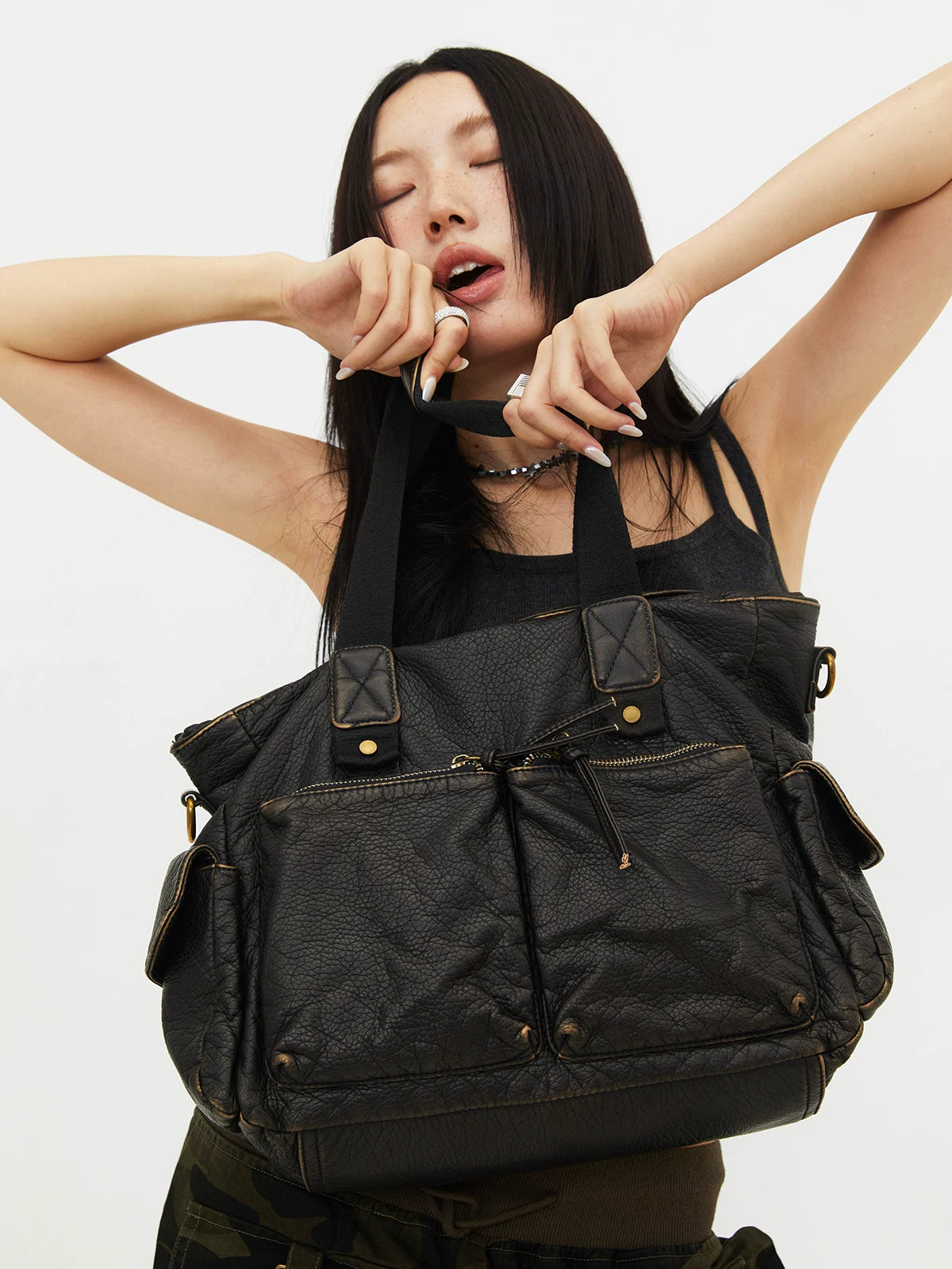 BINGBONG Gradual Change Versatile Messenger Bag