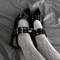 CHILIGIRL Ballet Strap-on Flat-bottomed Pointed Shoes