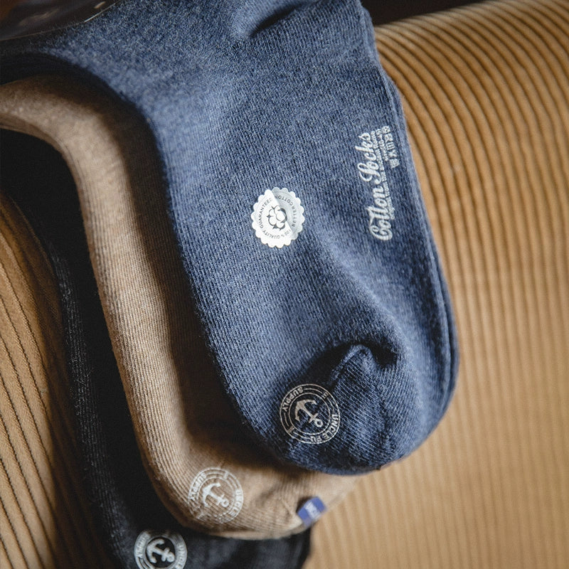 Maden Vintage Anchor Print Medium Tube Socks