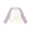 KANO Graffiti Print Contrast Raglan Sleeve Loose Tee