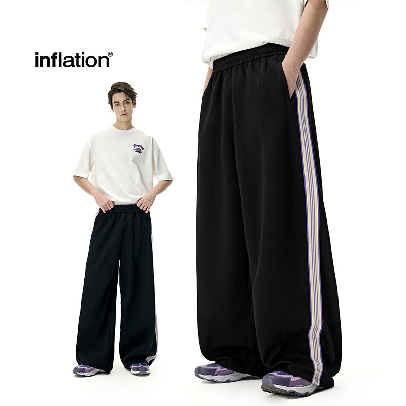 "Clearance"INF Nine Purple Fire Wide Leg Pants