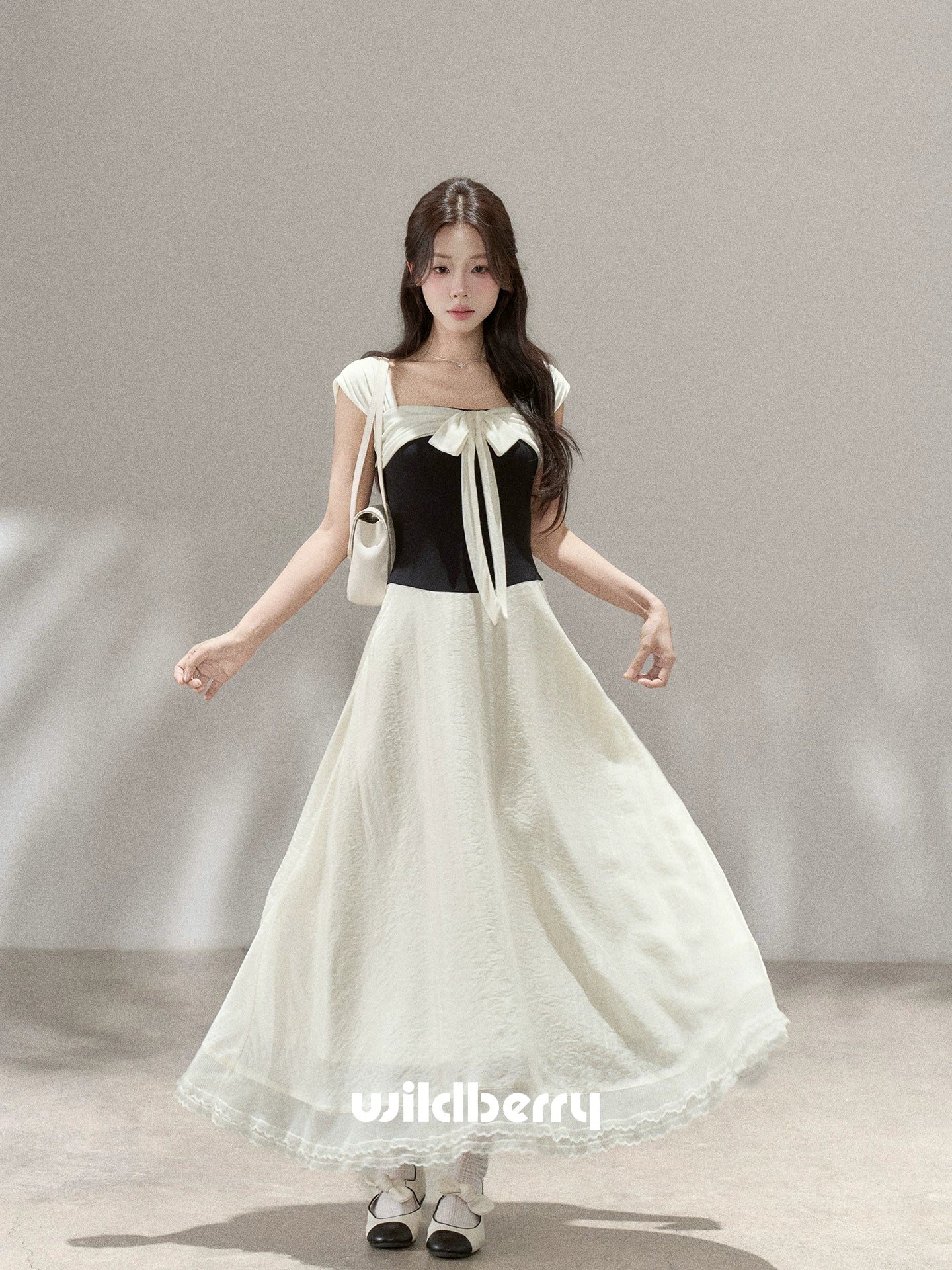 One Wildberry Retro Fake Two Waist Dress