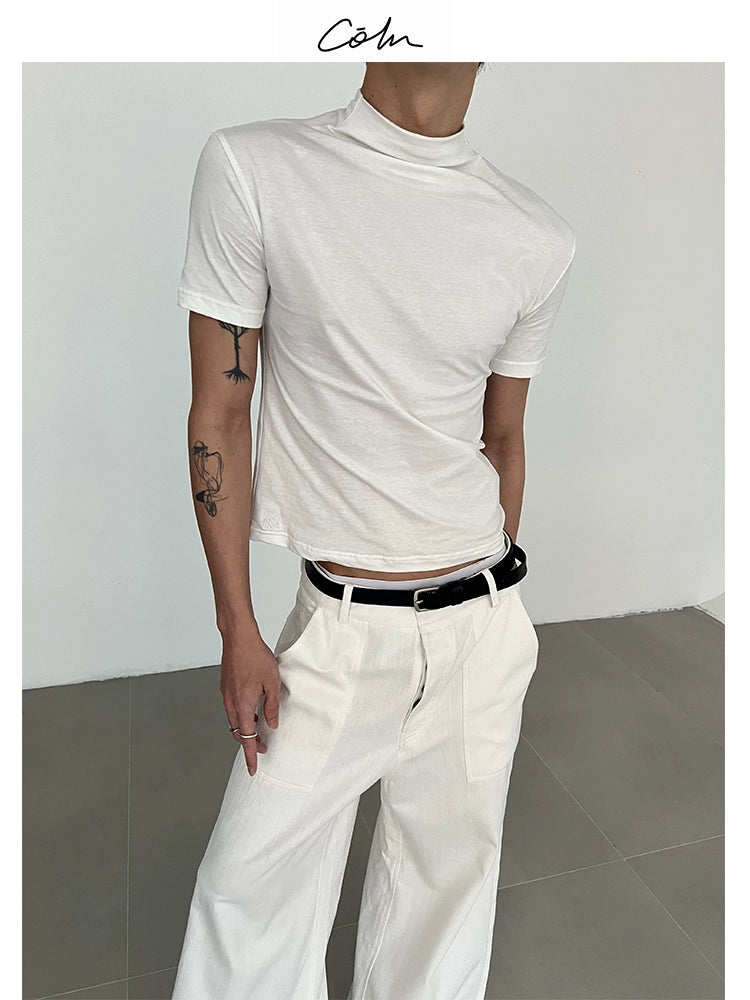 COLN Stack Collar Slim Versatile Tee