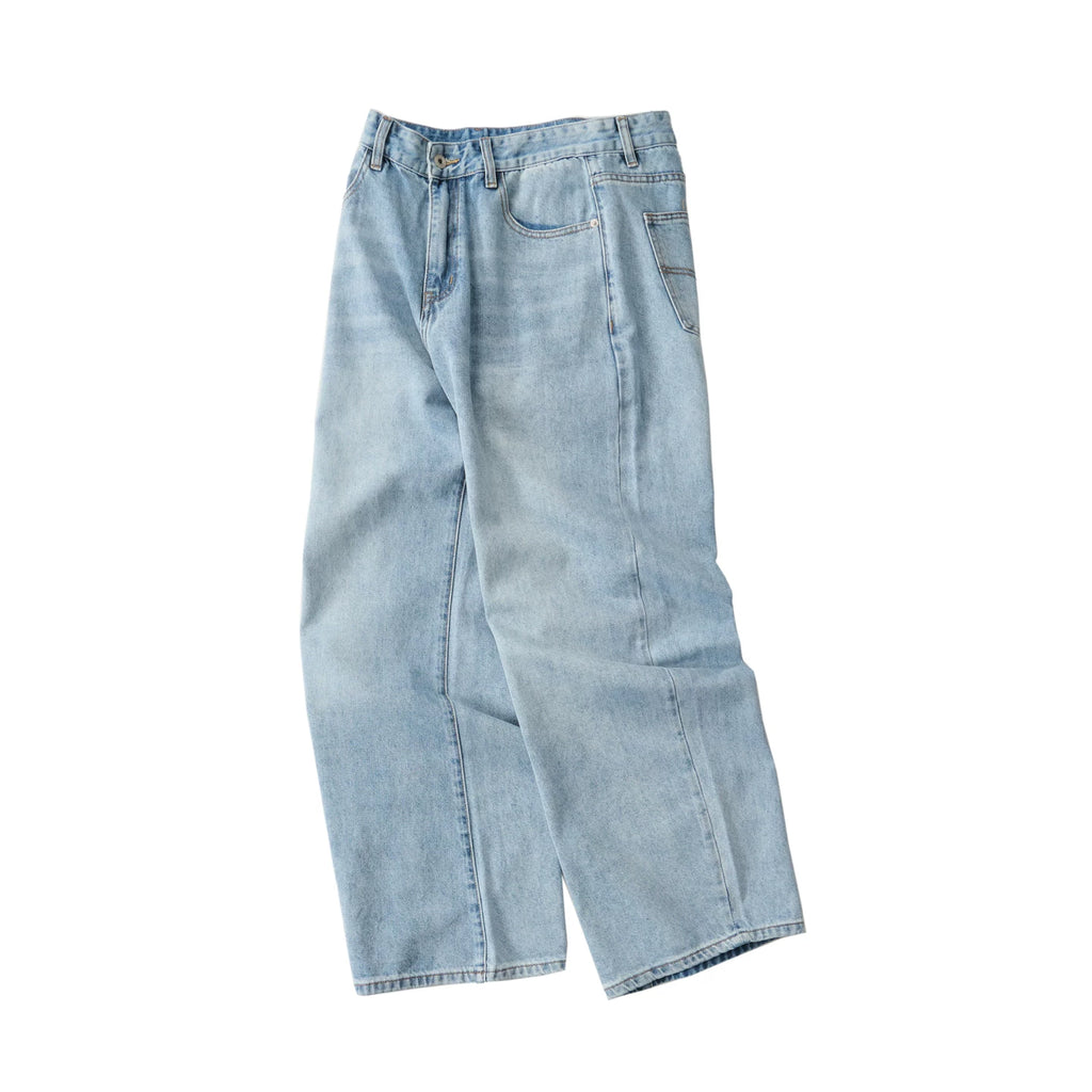 LIVINGTOWN Vintage Loose Straight High-Rise Jeans