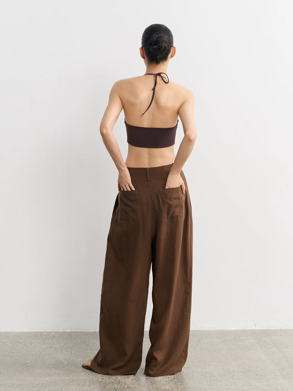 LINY LIBERTY Loose Pleated Slacks