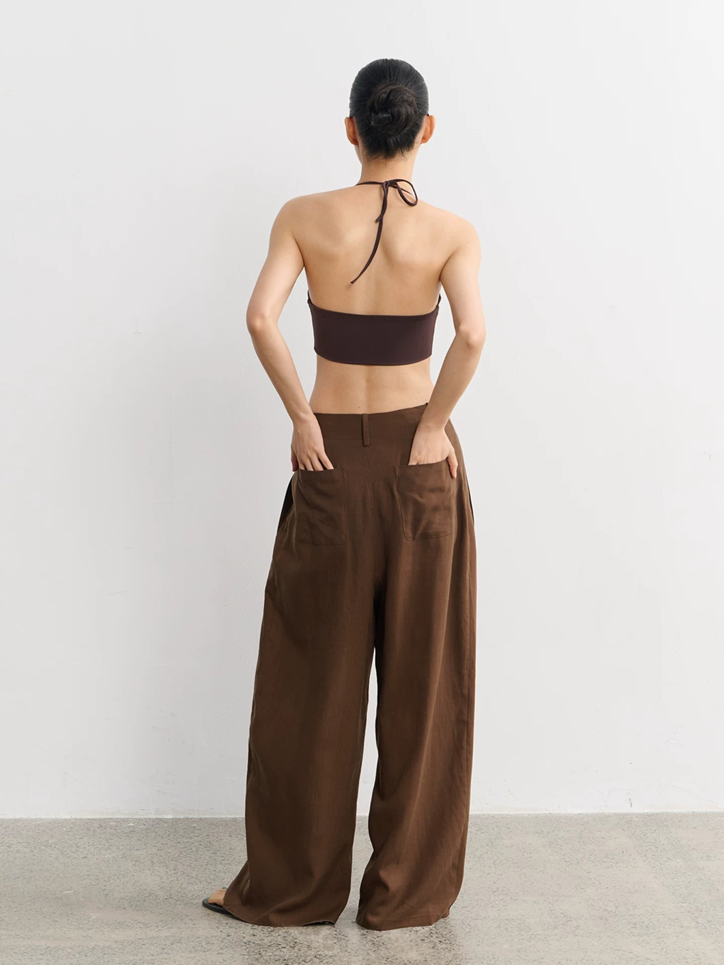 LINY LIBERTY Loose Pleated Slacks