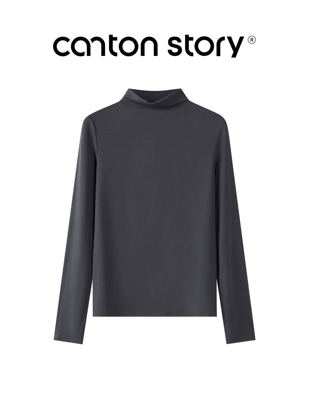 Cantonstory Shoulder Casual Versatile Bottom Shirt
