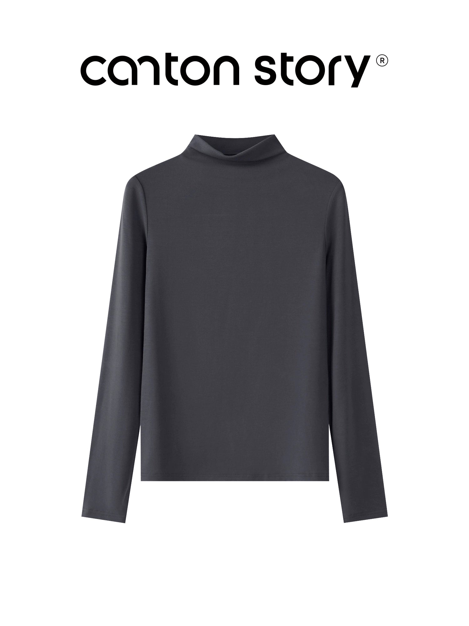 Cantonstory Shoulder Casual Versatile Bottom Shirt