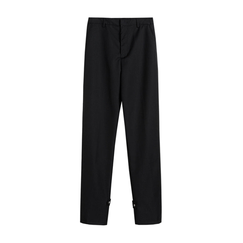COLN Casual Pants Button Suit Pants