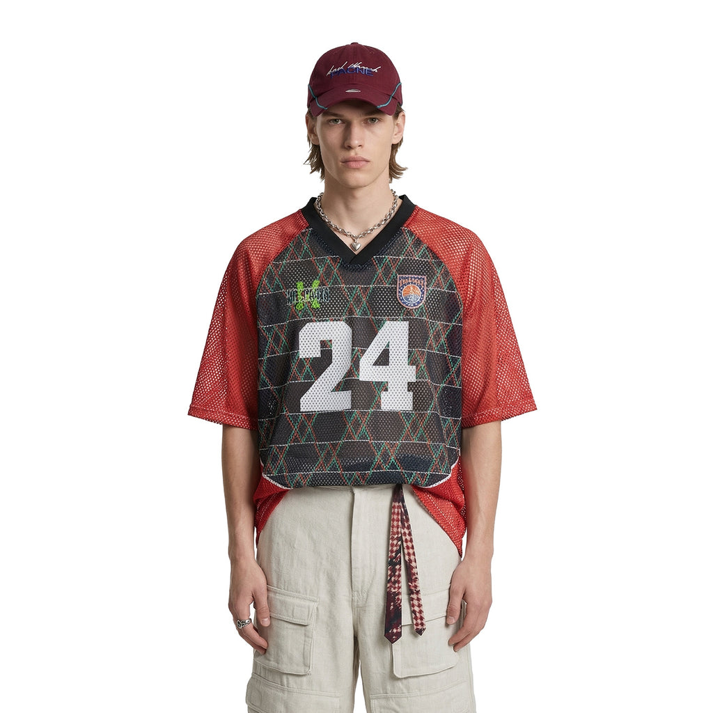 Inflation V-neck Digital Printing Casual Tee
