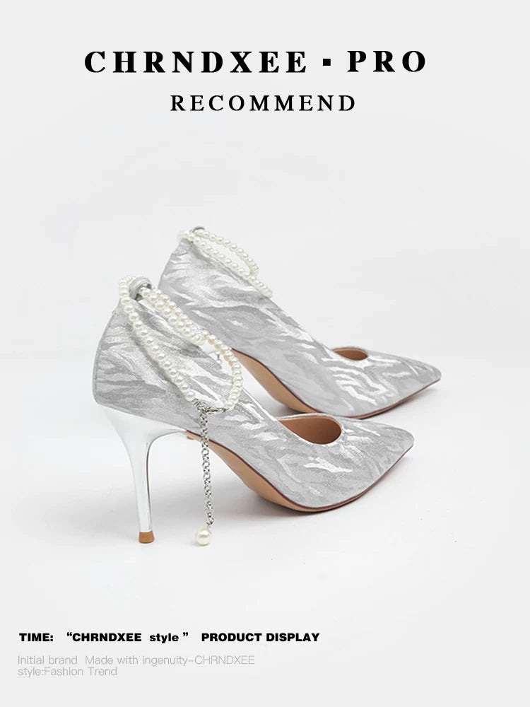CHRNDXEE Beautiful Pointed High-heeled Shoes