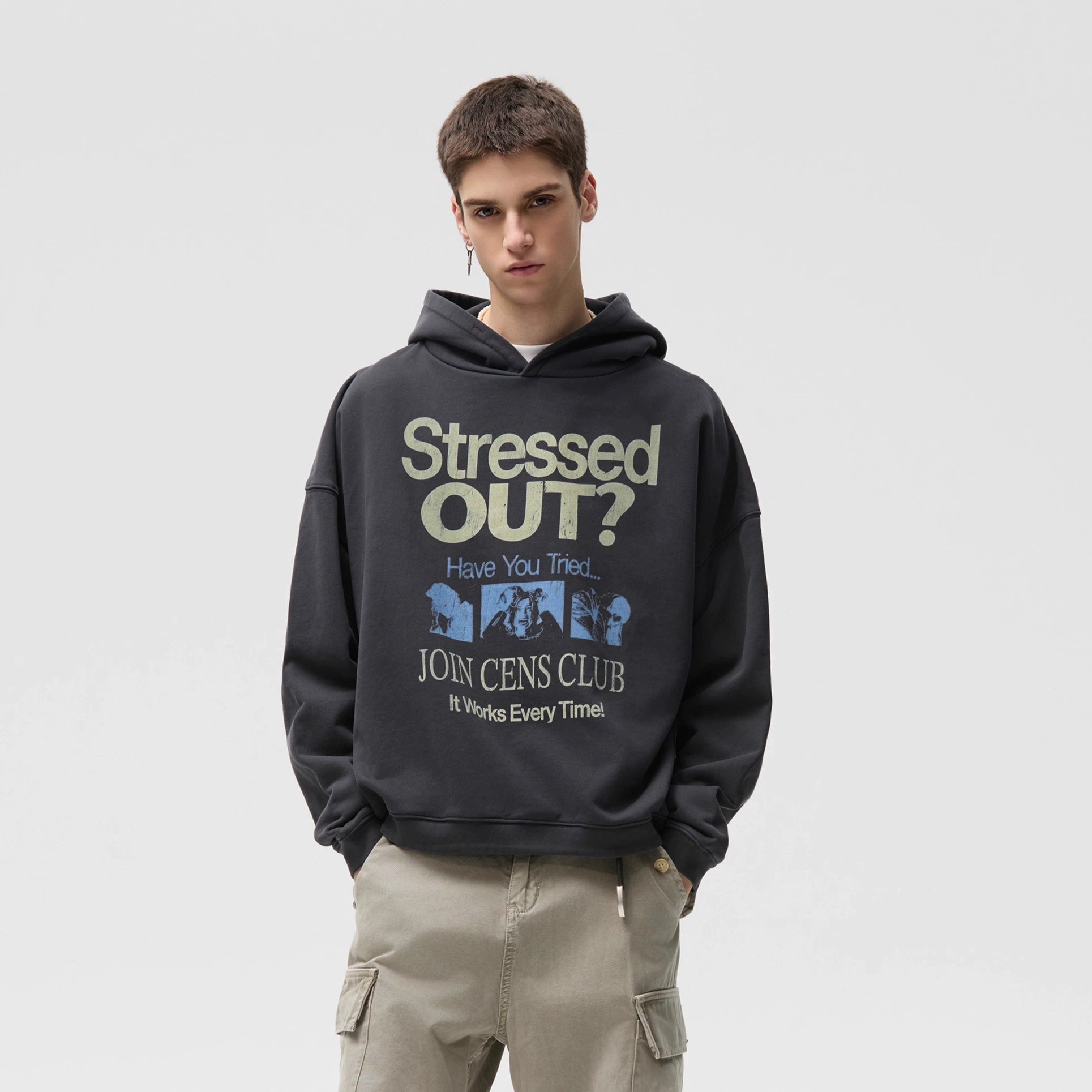 CENSMADE Vintage Casual Versatile Hoodie