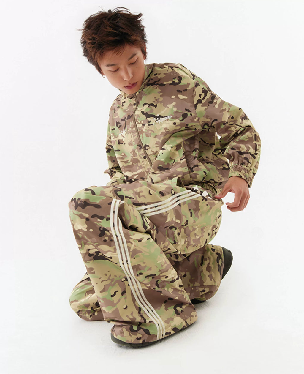CryingCenter Camouflage Star Sports Suit