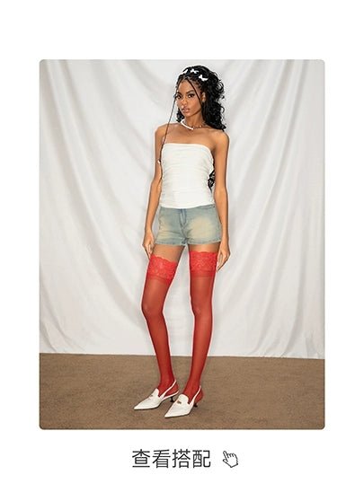 ABMY Sexy Hip-wrapped Denim Shorts