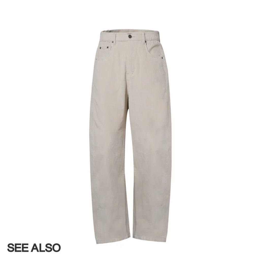 SEE ALSO "Corduroy pants" versatile elastic waist old sister scimitar trousers LD4331
