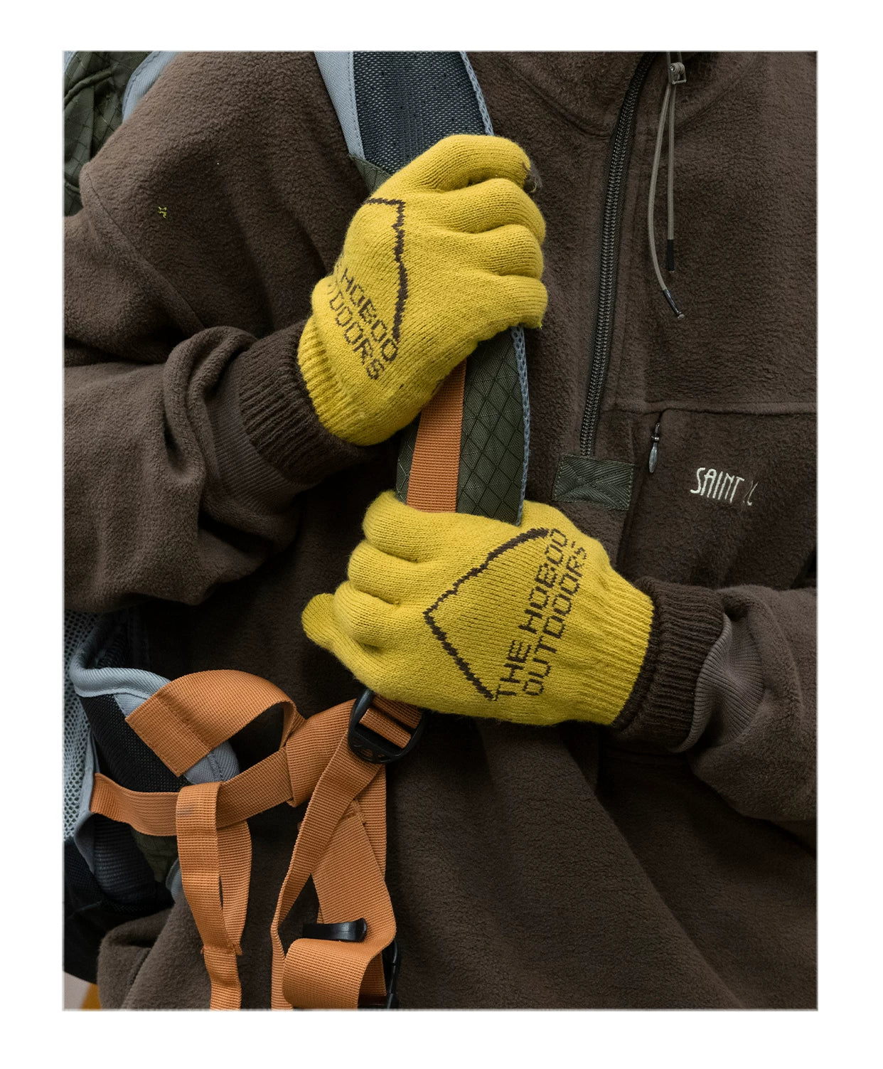 THE HOBOO Jacquard Knitted Wool Gloves