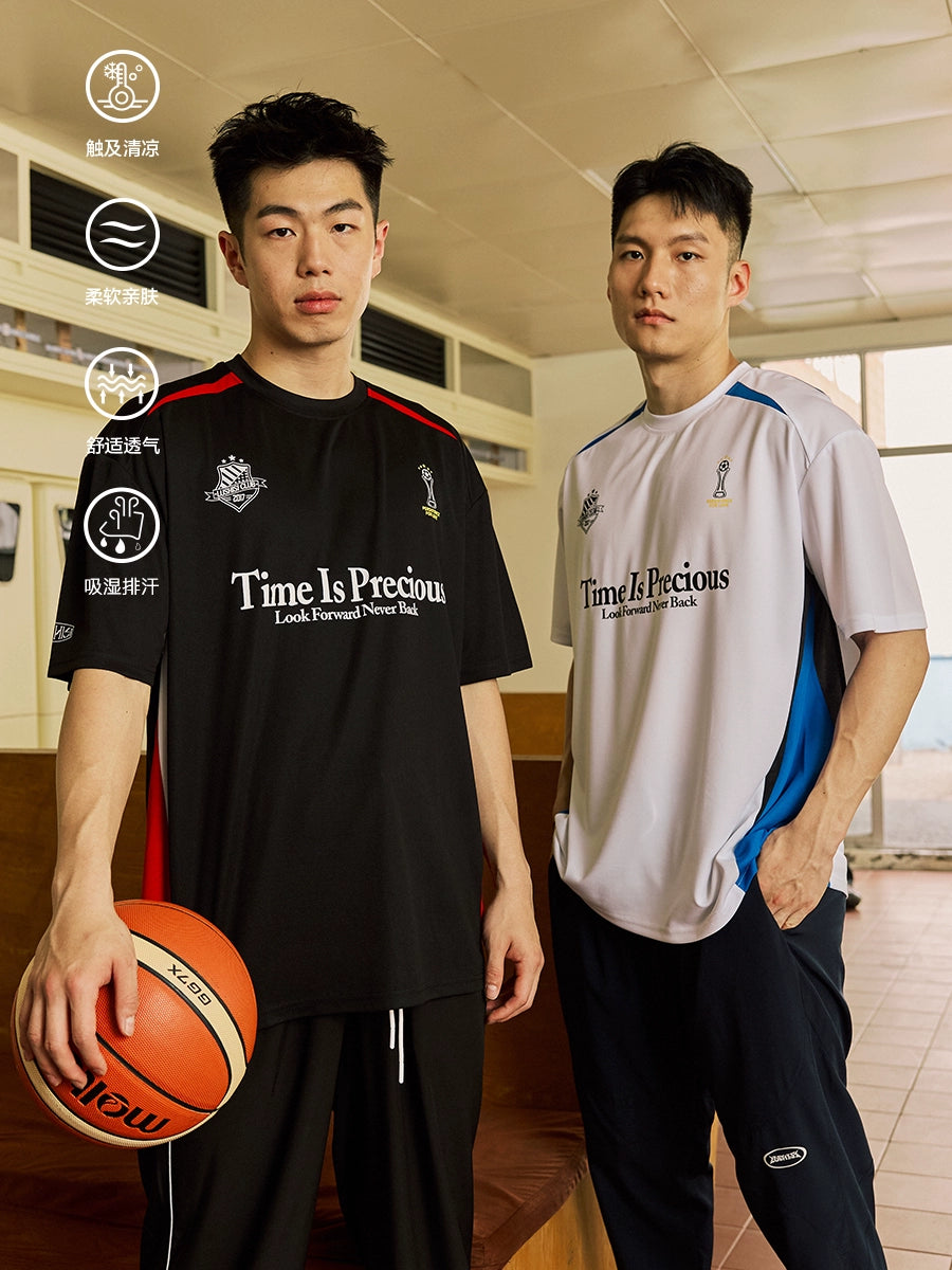 LUSHISI Color Matching Alphabet Printing Tee