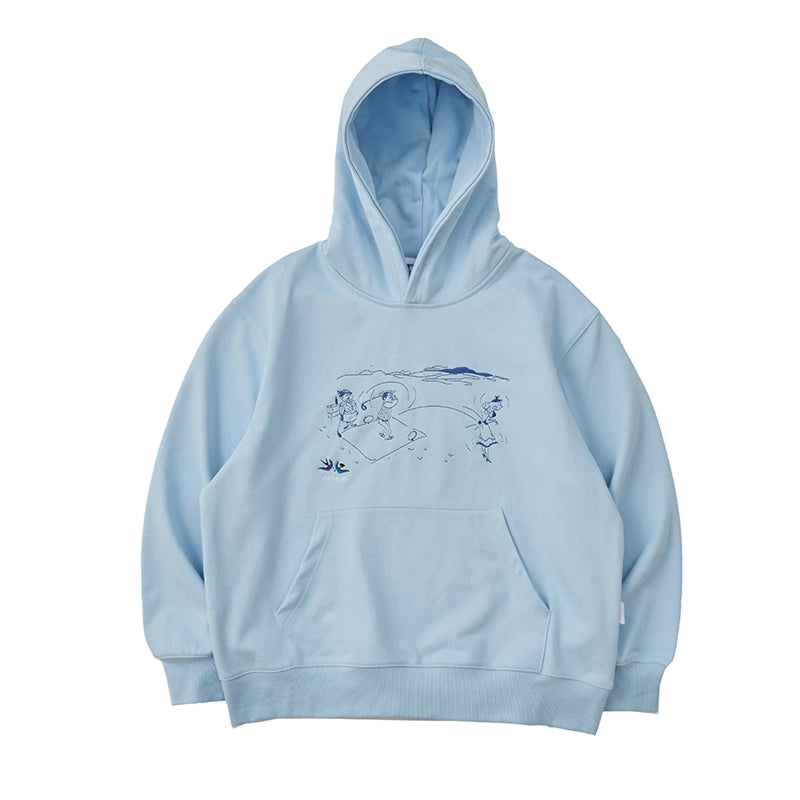 Battles Comic Embroidered Hoodie