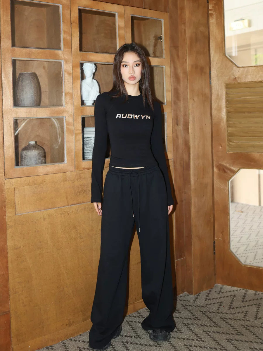 Audwyn Loose Straight Skinny Sweatpants