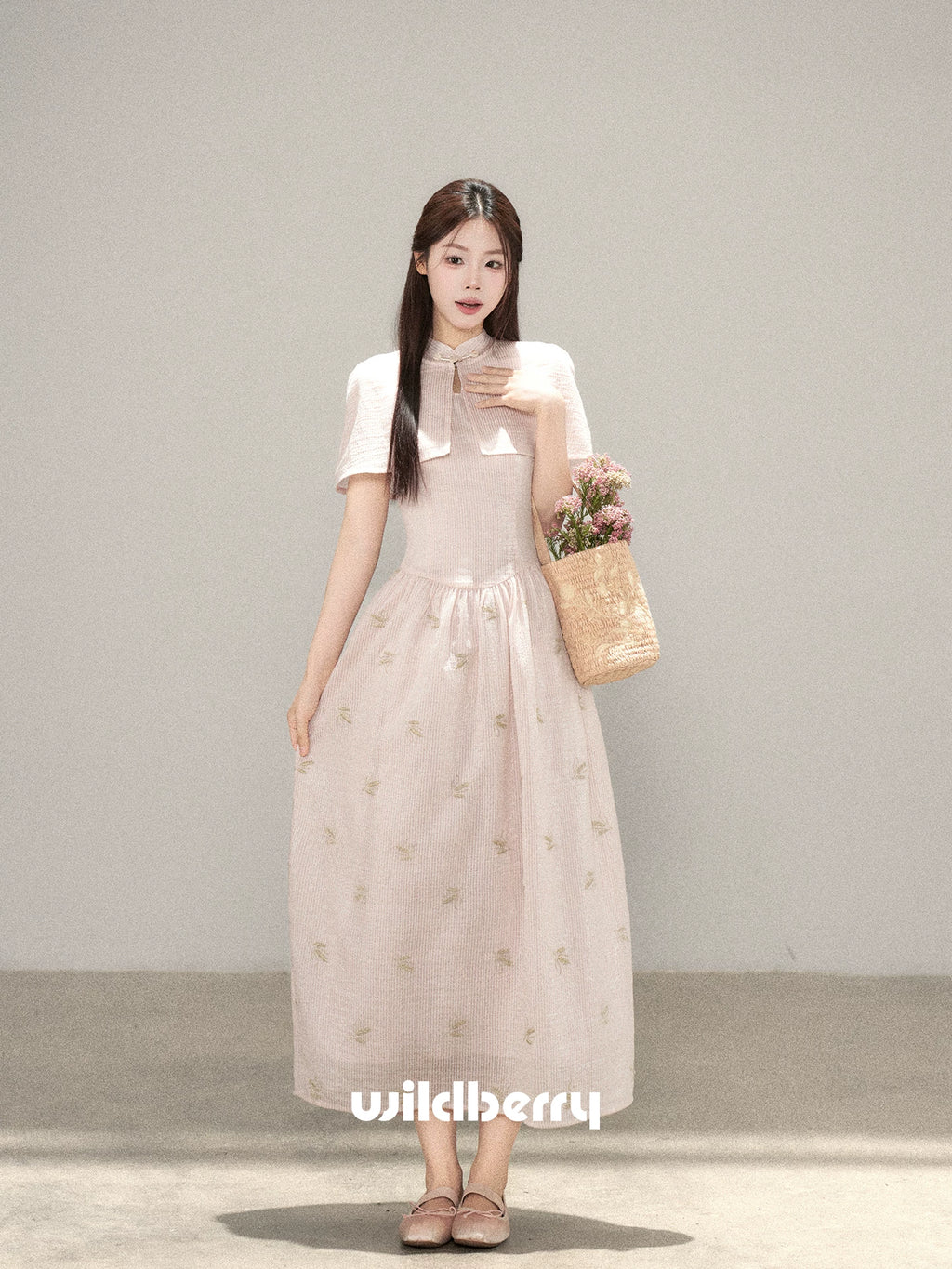 Wildberry Waist Sweet Sleeveless Tank Top Dress