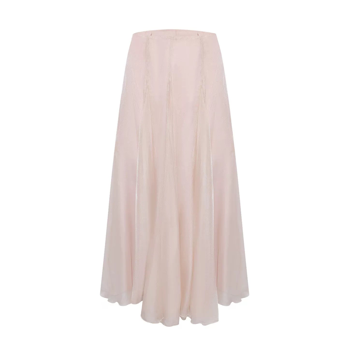Wildberry Mesh Stitching High Waist Skirt
