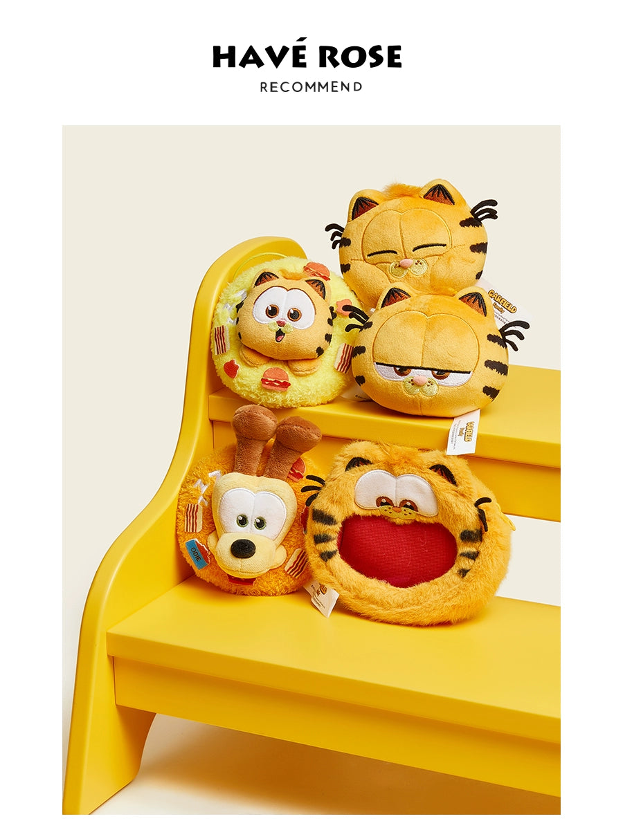 HAVEROSE Garfield Car Keychain Pendant