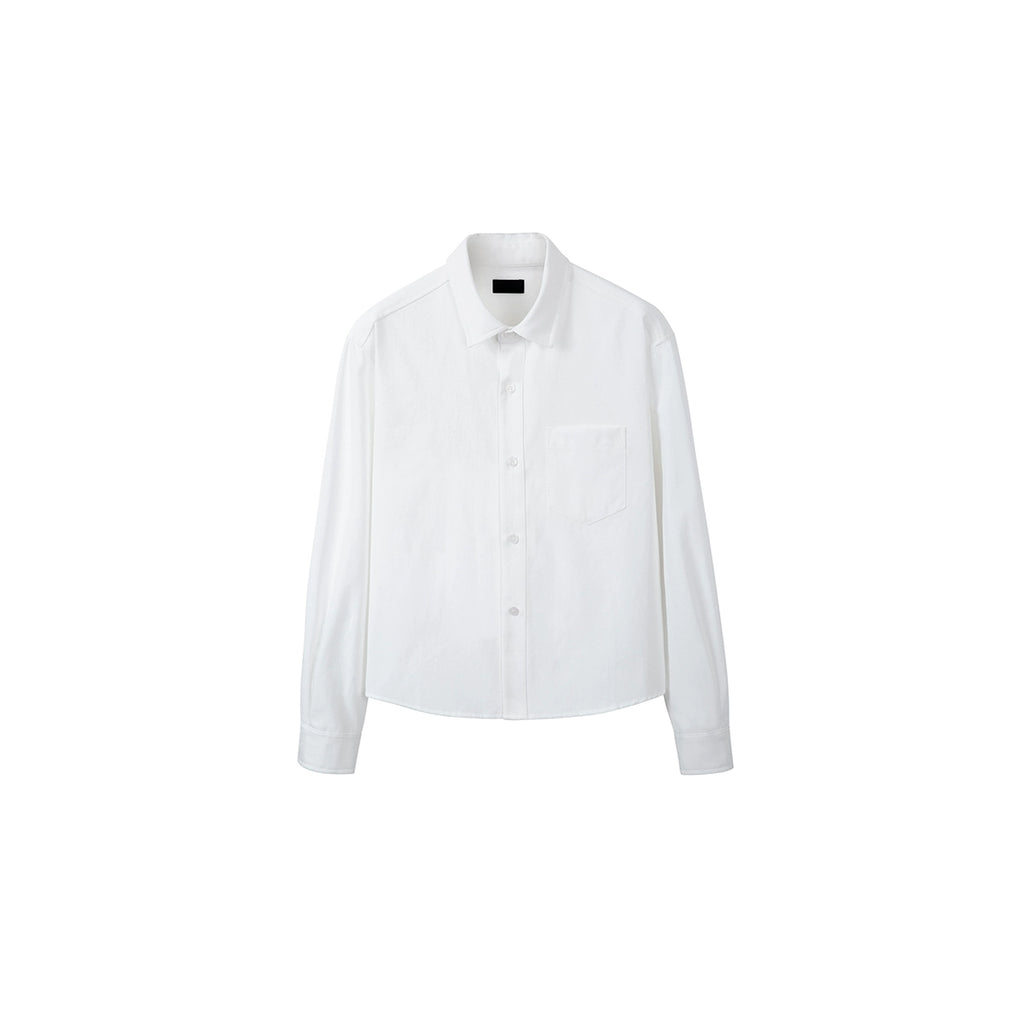 PLUS NO LOGO Striped Shoulder Shirt